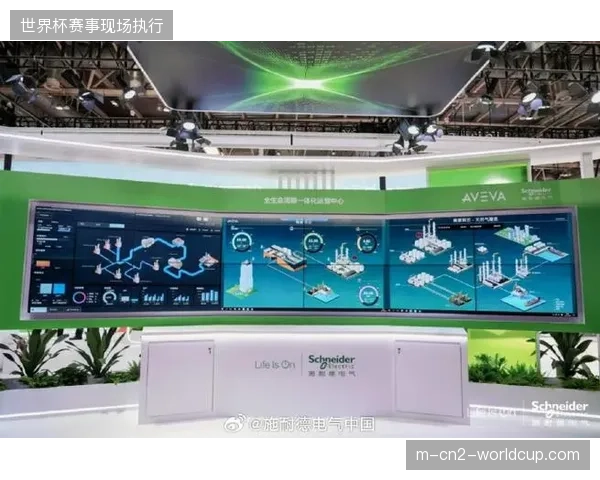 施耐德能效云监控接入多哈体育场，赛事运行碳减排数据产出自动化闭环。